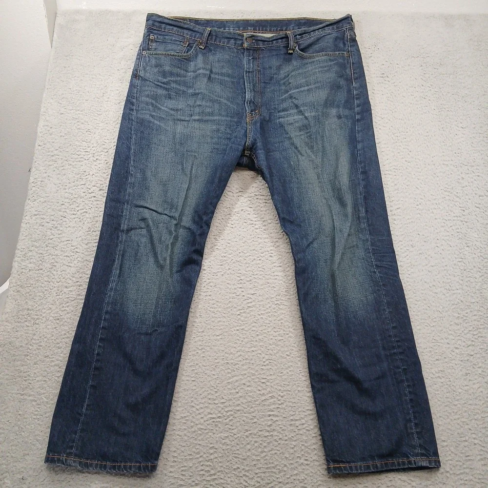 Levi's‎ 505 Jeans Men's 42x30 Blue Denim Straight Leg Classic Fit